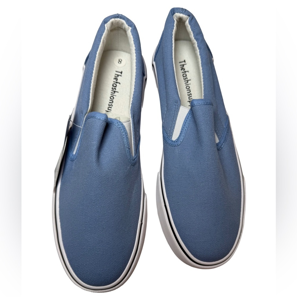 Blue Women's Slip-On Loafers